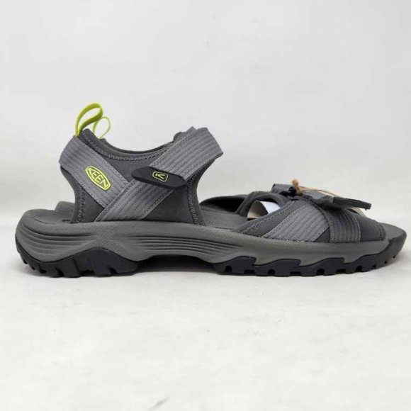 New men\'s 13 Keen Targhee III Open Toe H2 water hiking sandals shoes Steel Grey main image 2